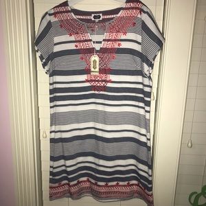 Mud Pie Large L 12-14 Kira Embroidered Dress nwt